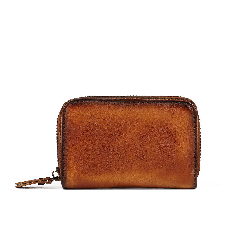 Cuir véritable Petit Porte-cartes Cuir première couche