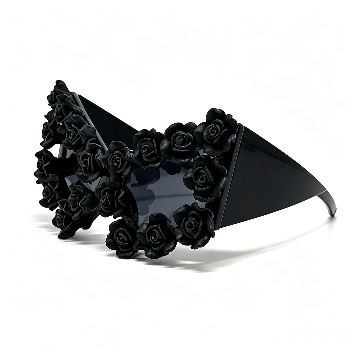 Lunettes de soleil gothiques Niche Designer inspirées de Rose noire