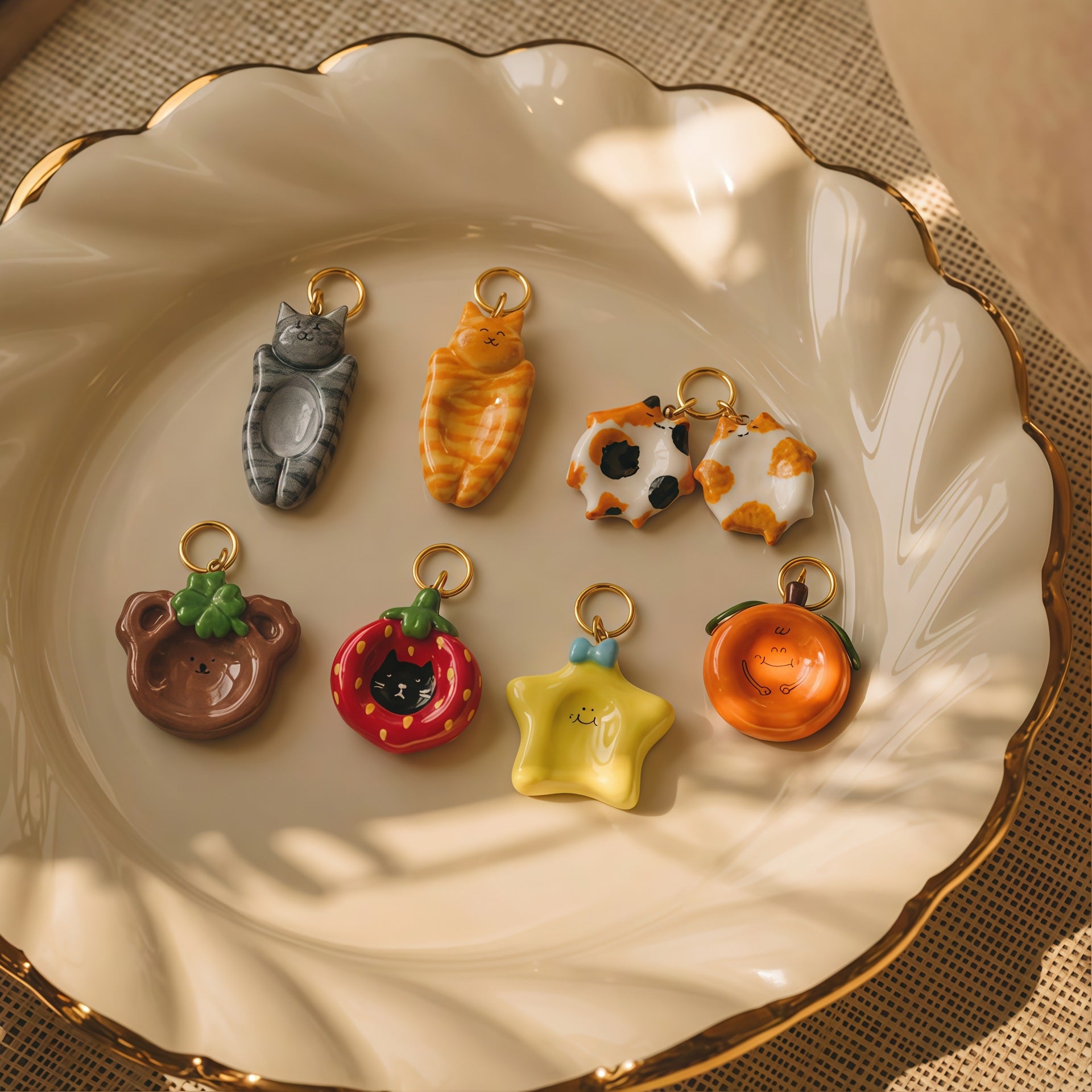Accessoire de bijoux pendentif bricolage 18K