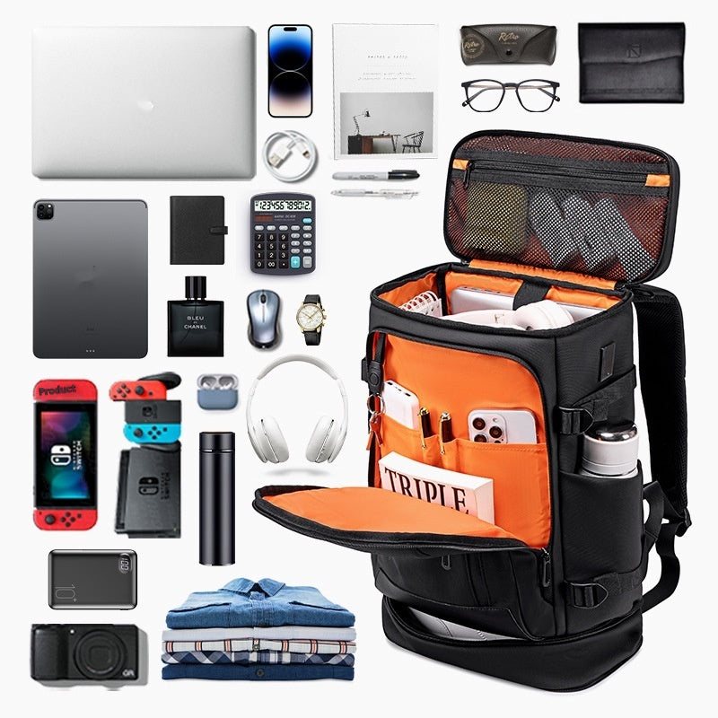 Loisirs Grande capacité Sac de voyage multifonctionnel Sac scolaire informatique de 16 pouces