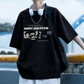T-shirt à manches courtes pour hommes Style d'été Casual and Loose-fitting Top pour adolescents