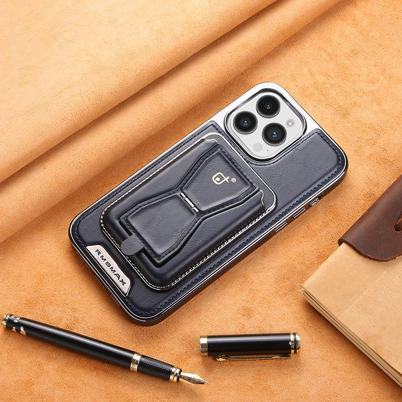 Coque téléphonique Magnetic Business Support pour hommes résistant à la chute