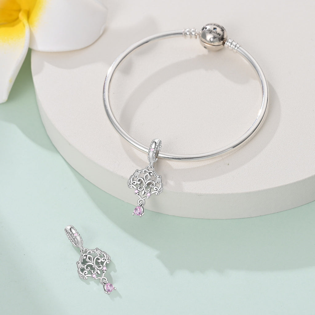 Bracelet de perles classiques en argent plaqué cuivre