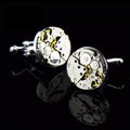 Mouvement mécanique French Shirt Cufflinks