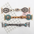 Leopard Imprimer True Horsehair Watchband Multicolore