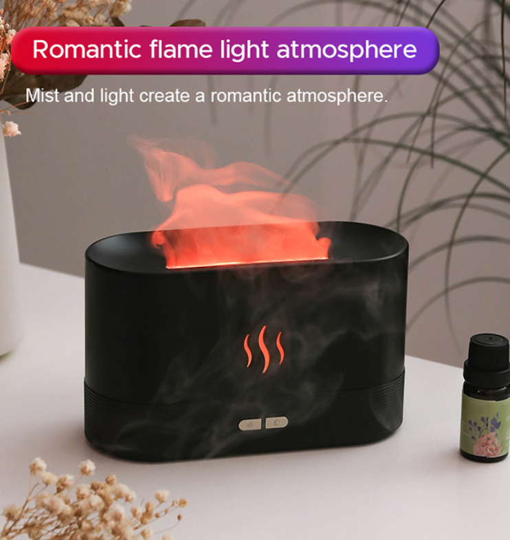 Diffuseur d'aromathérapie avec ampoule de flamme