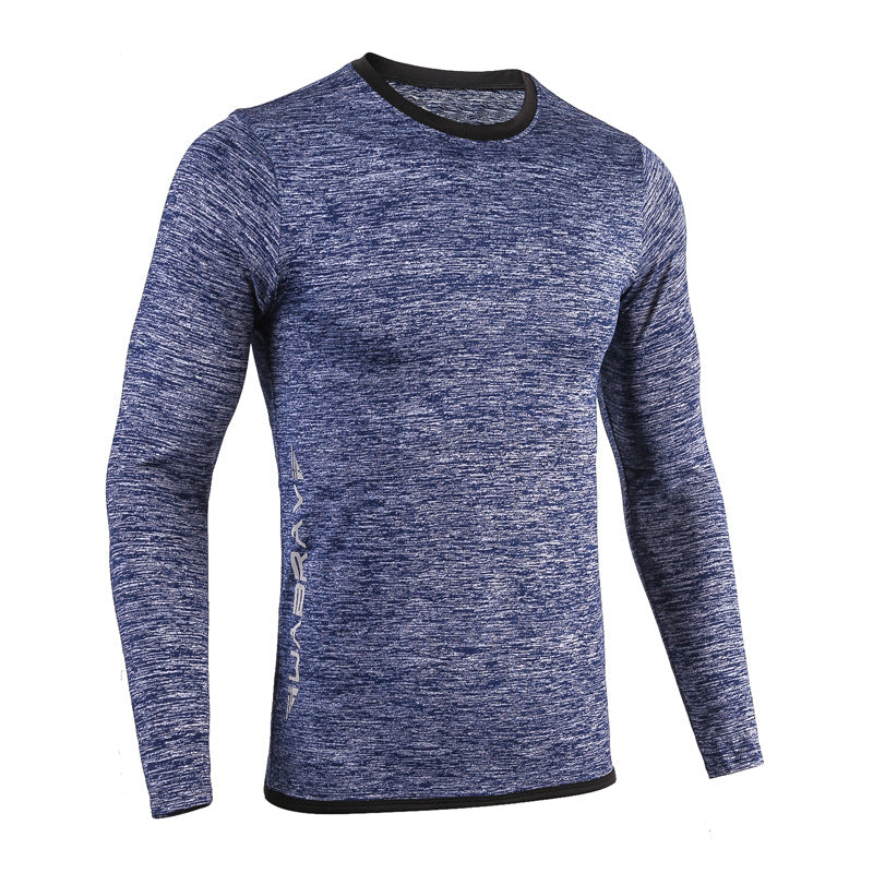 Ventes directes en usine Séchage rapide Sports de plein air Fitness porter des vêtements de sport manches longues hommes'