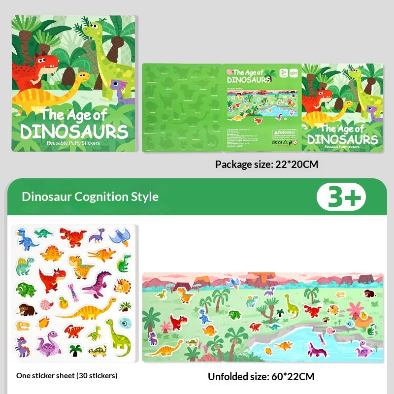 Stickers Bubble Jouet d'apprentissage précoce pour la maternelle
