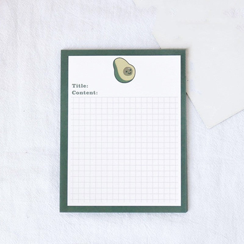Papier de Patting Mignon Avocat Ours Sticky Note Book