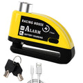 Disque de vélo Serrure de frein Portable Alarme antivol Disque de sécurité de voiture électrique