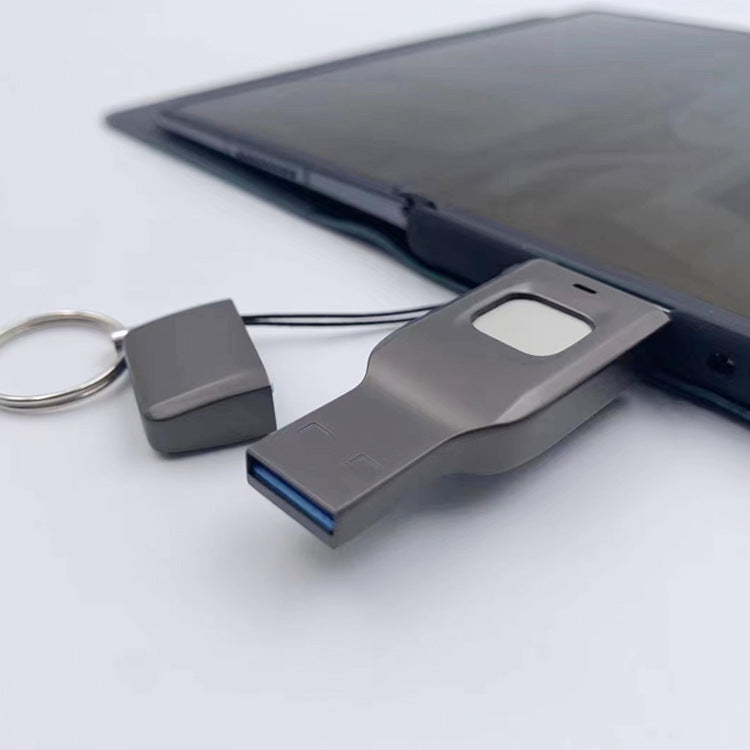 USB Fingerprint Encrypted Disk Data Security Computer Mobile Dual-Use