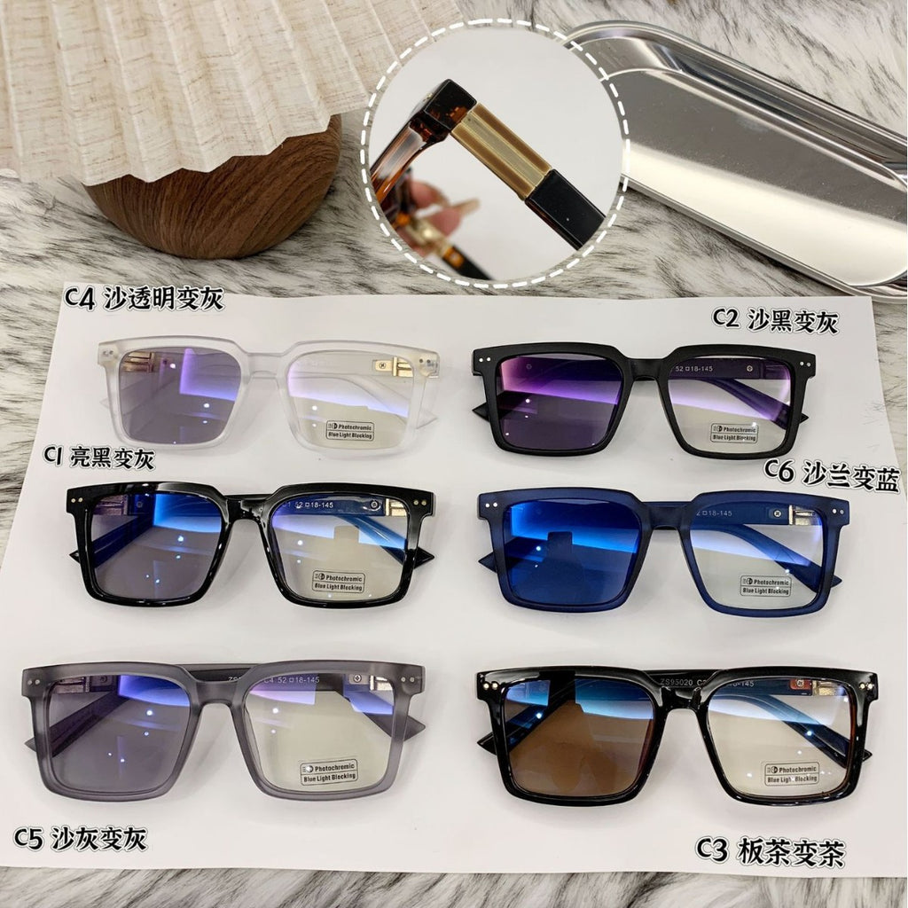 Verres de cadre optique photochromique pour femmes
