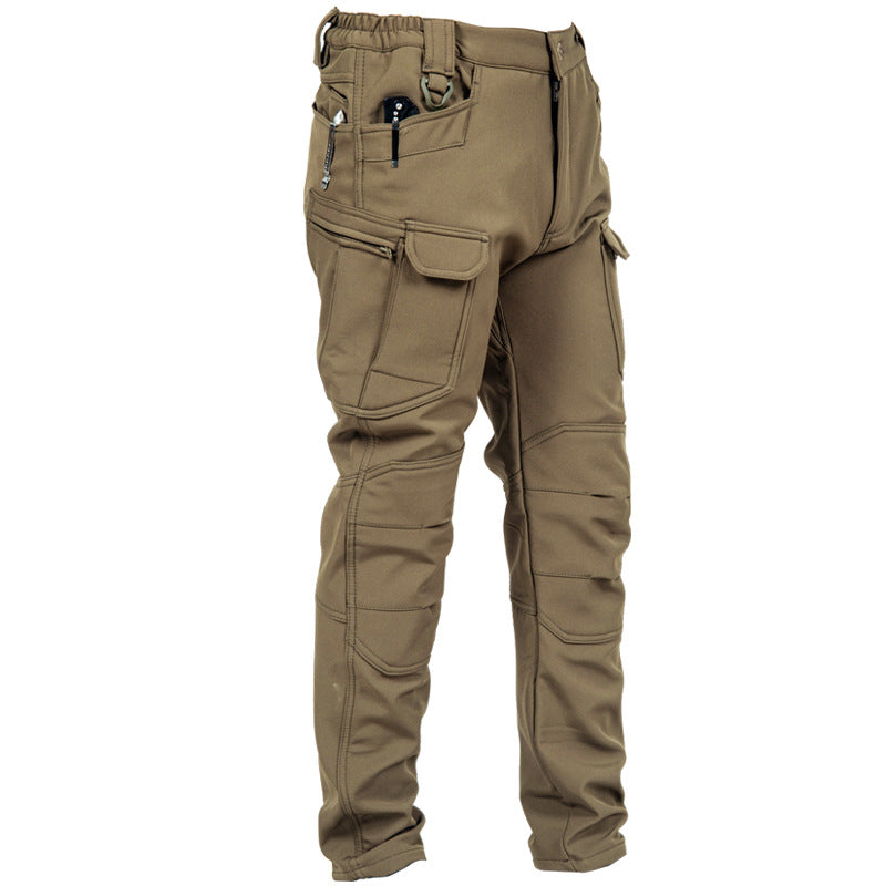 Vente directe en usine Ix7 Pantalon tactique doublé de polaires Veste extérieure d'hiver pour hommes épaissée