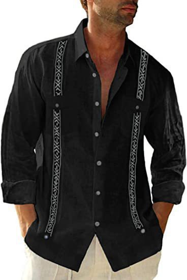 Chemise Homme imprimé 3D à manches courtes