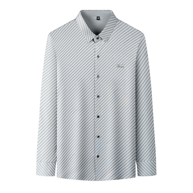 Chemise Homme rayé manches longues