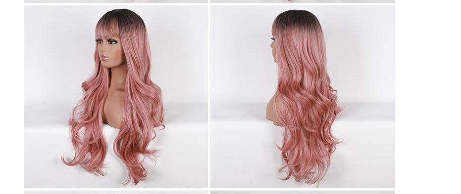 Couverture européenne et américaine pour perruque à cheveux bouclés