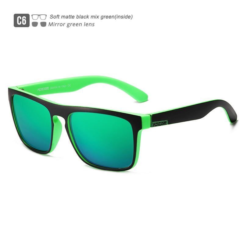 Boite Lunettes de soleil de conduite colorées Lunettes de soleil de sport polarisé pour hommes