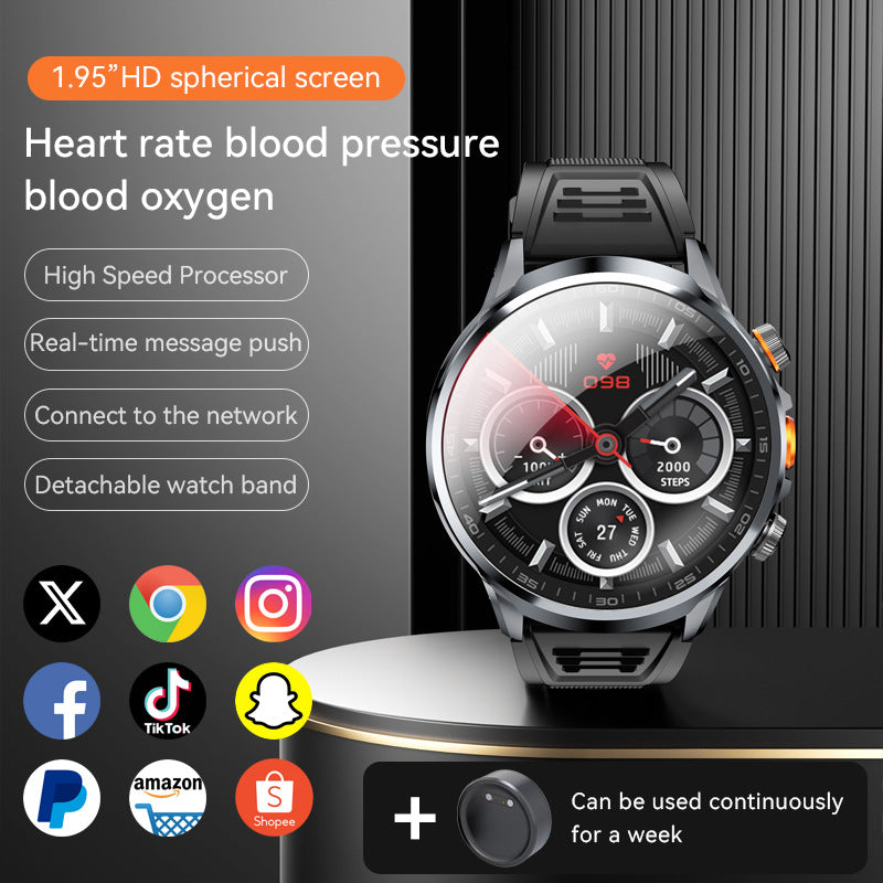 H18 Carte à écran rond Smart Watch