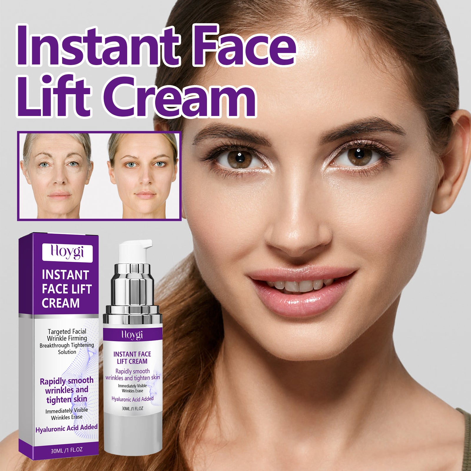 Soulevez et serrez la crème faciale 30ml-boîte