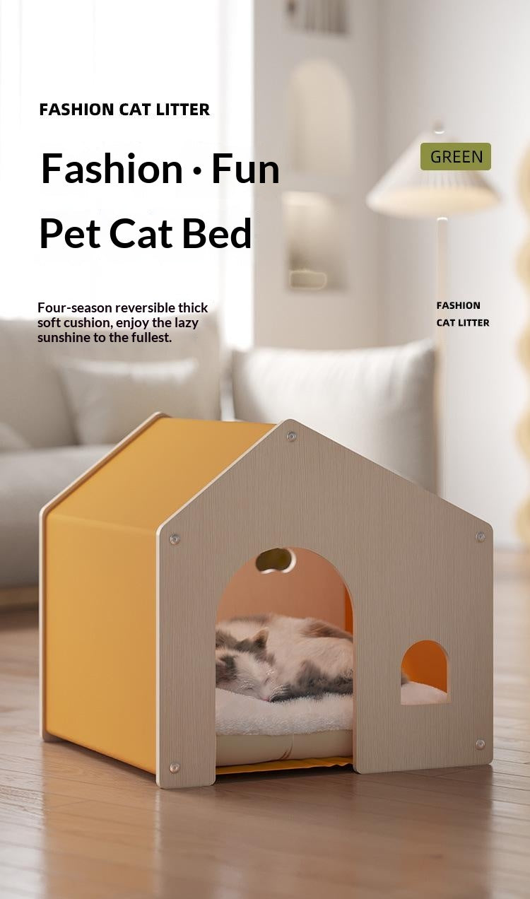 Meubles pour animaux en bois massif éco-friendly