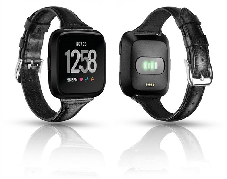 Montre intelligente en cuir mince en forme de T