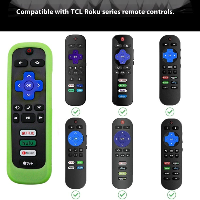 Stockage du boîtier de protection lumineux en silicone à télécommande