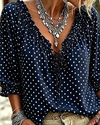 Women's mid-sleeve top