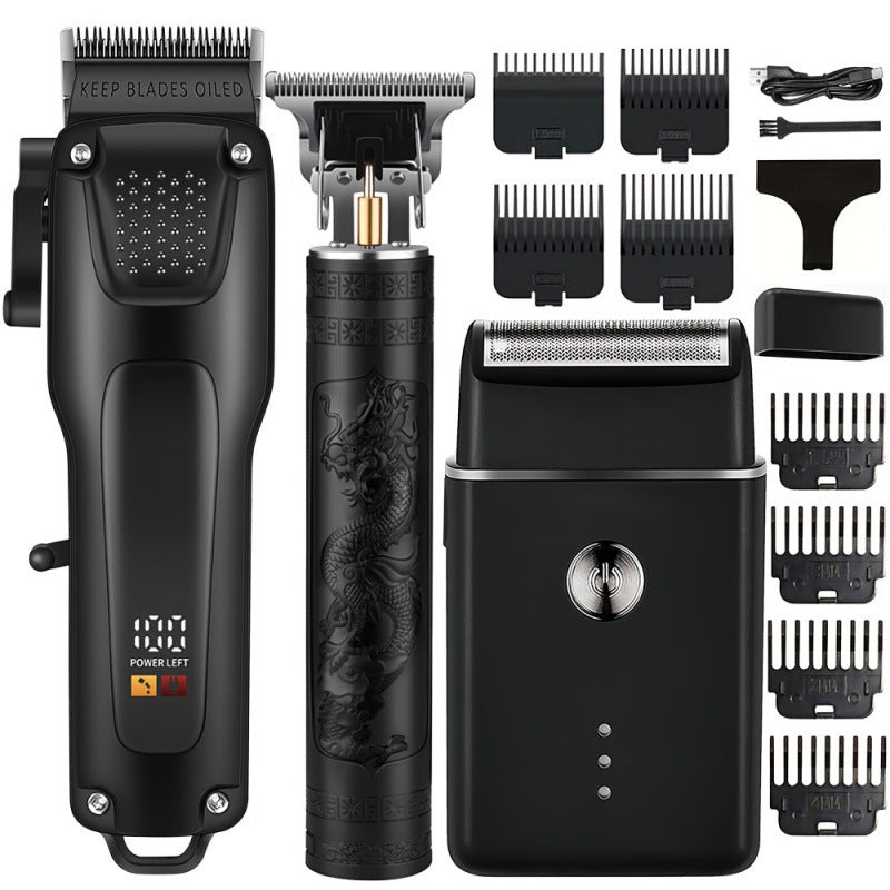 Kit professionnel pour cheveux et barbes avec un pinceau sans fil