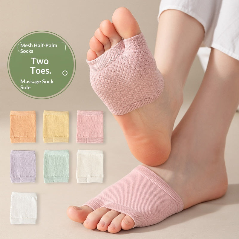 Femmes Demi-socks Été Fin coton pur