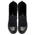 Bottes en cuir d'hiver de style britannique de style polaire pour hommes