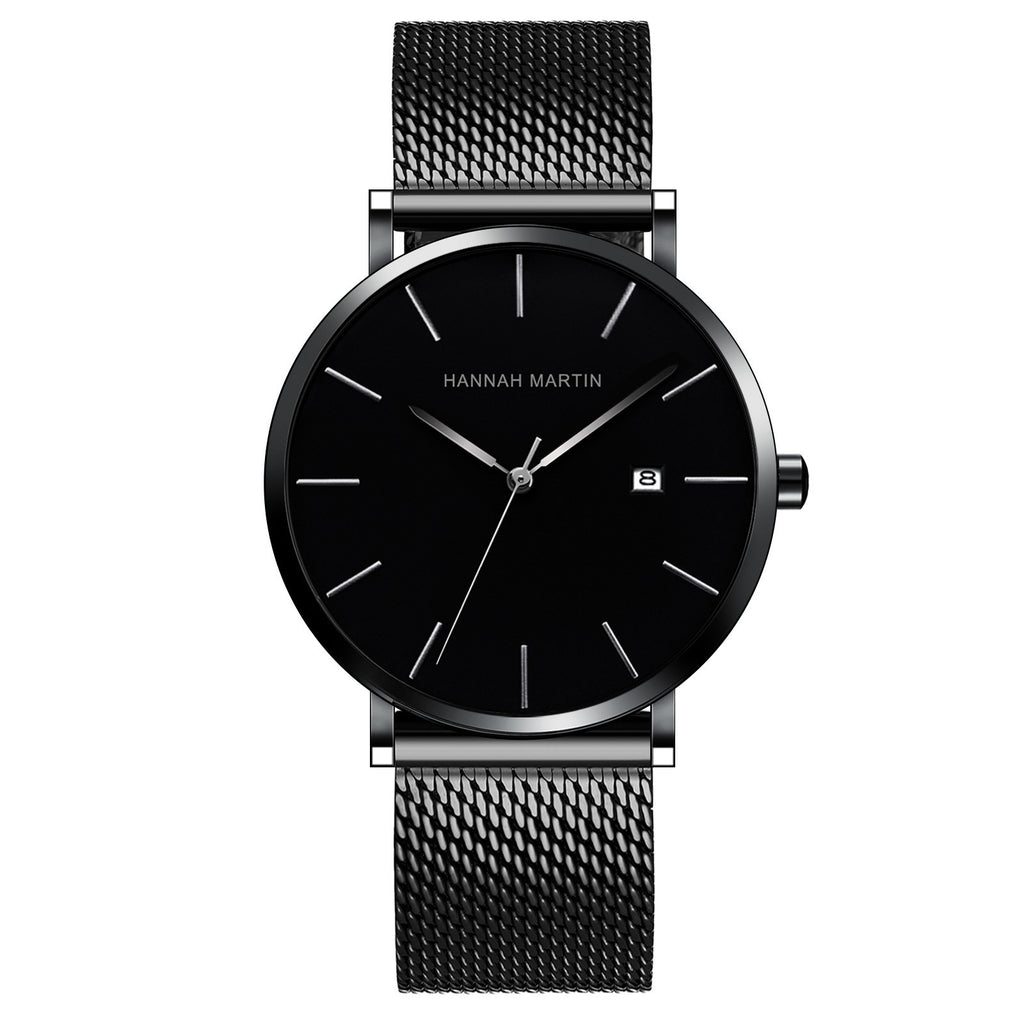 Montre étanche à quartz pour hommes d'affaires