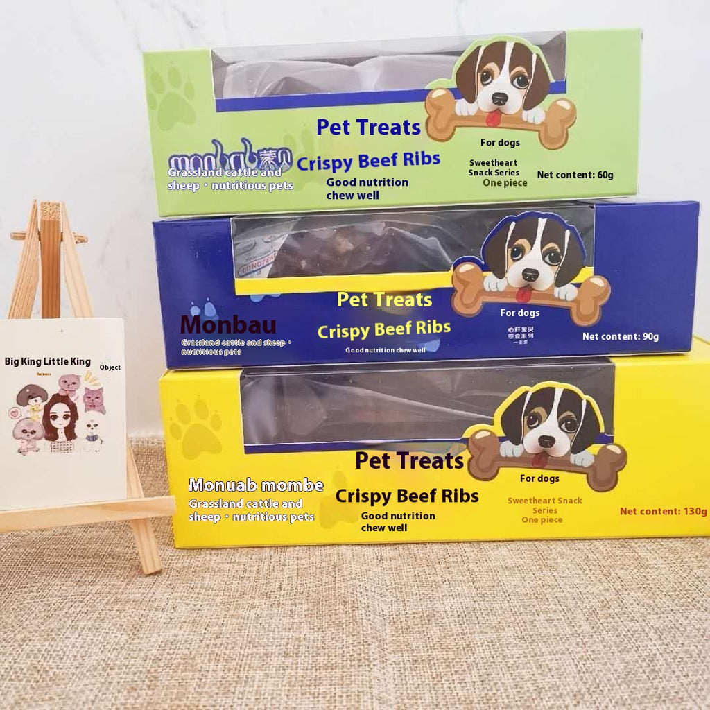 Snacks de chien Molar Long Lasing Boeuf Marrow Bone