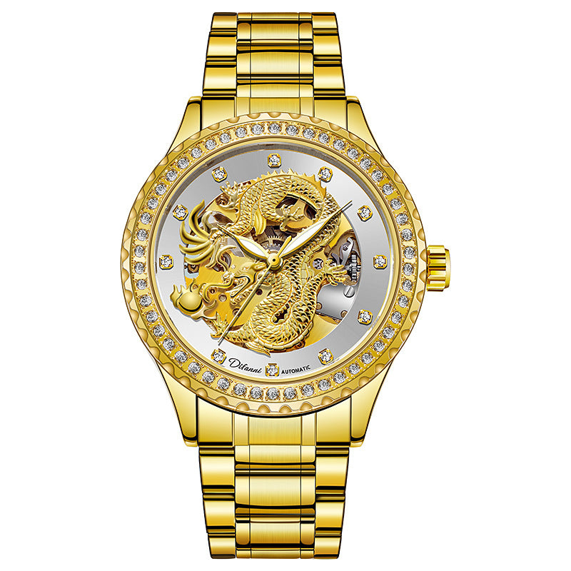 Men's waterproof automatic mechanical watch