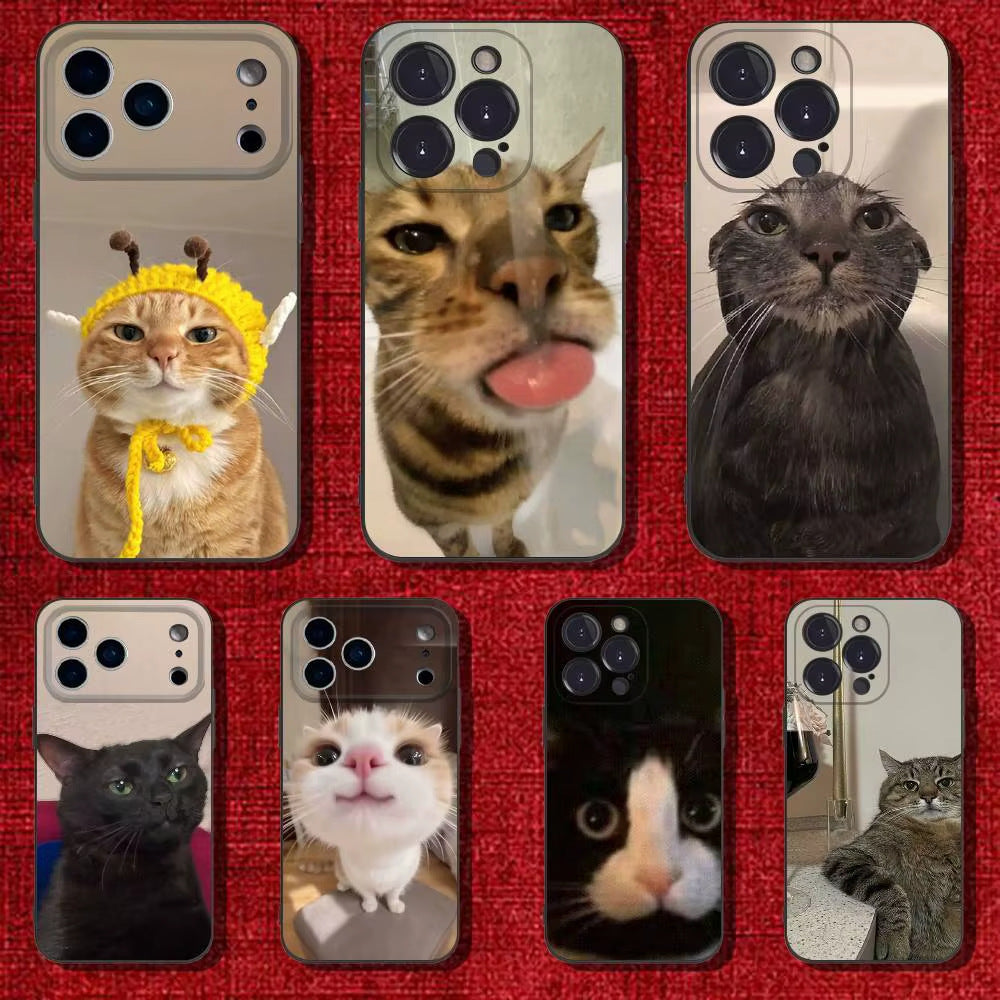 Cas de téléphone pour chat super mignon résistant à la goutte