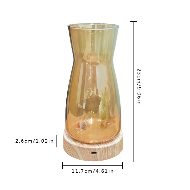 Magic Couleur Rotation LED lumière Vase de lumière créative décoration maison