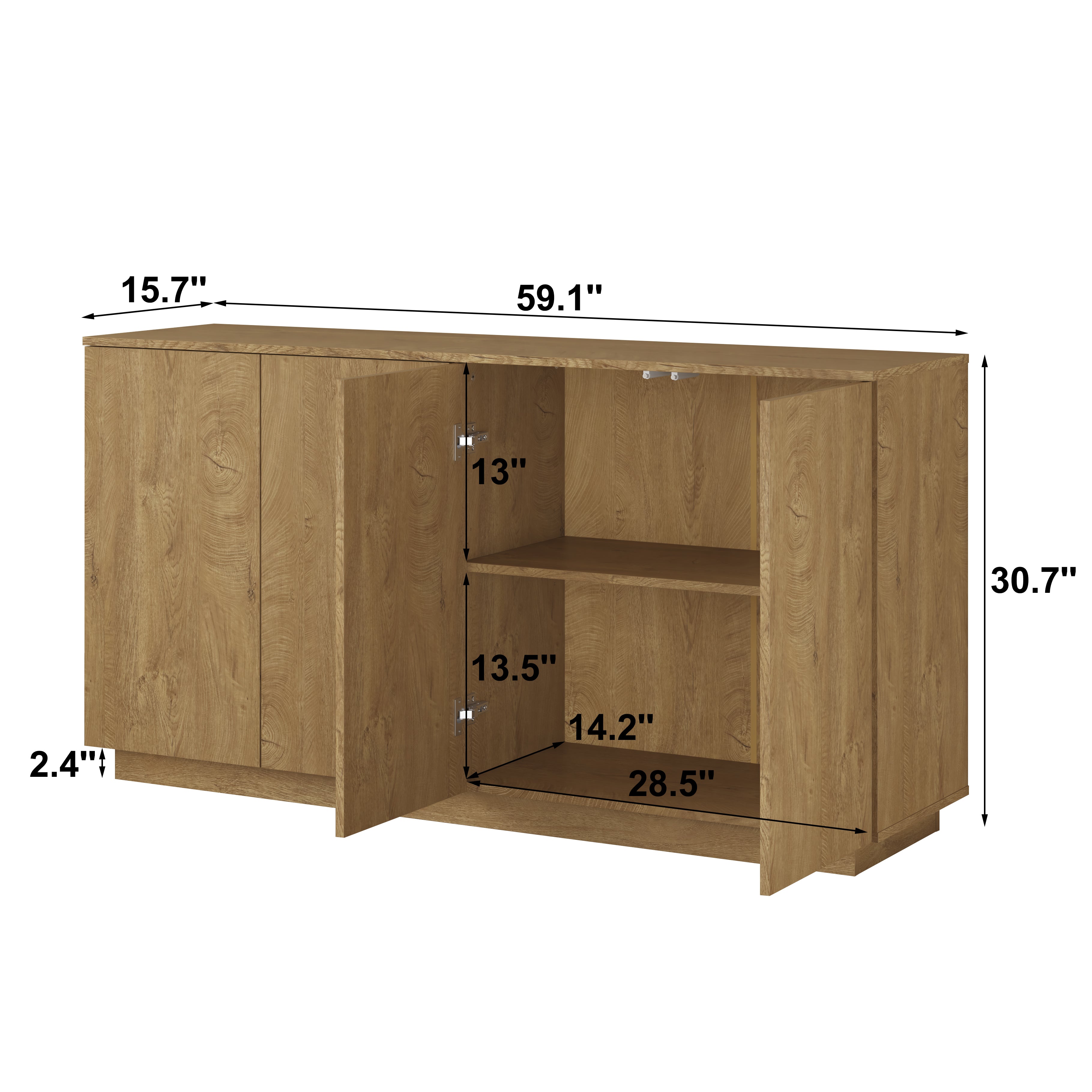 Buffet en bois Buffet Cabinet