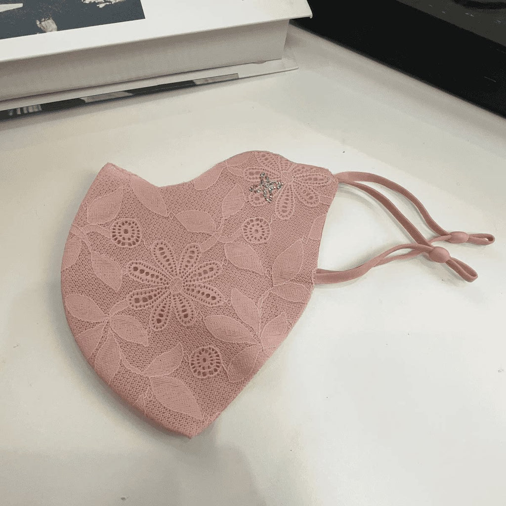 Dentelle Masque Protection 3D Femmes Léger