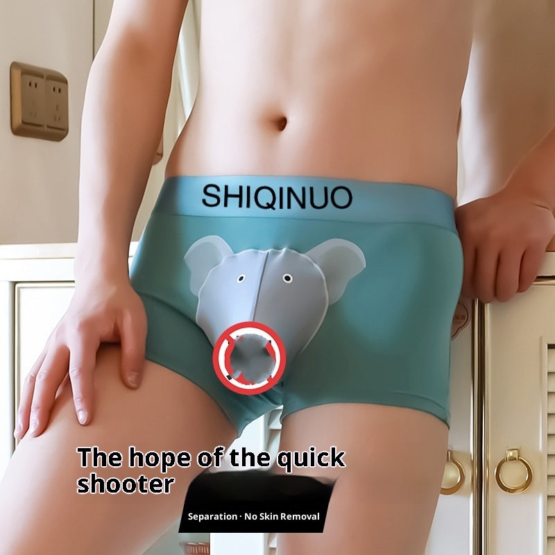 Short model de séparation des balles pour hommes Sexy