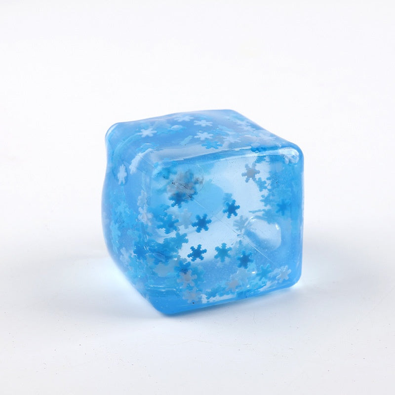Jouet de colle doux anti-stress en cube d'eau
