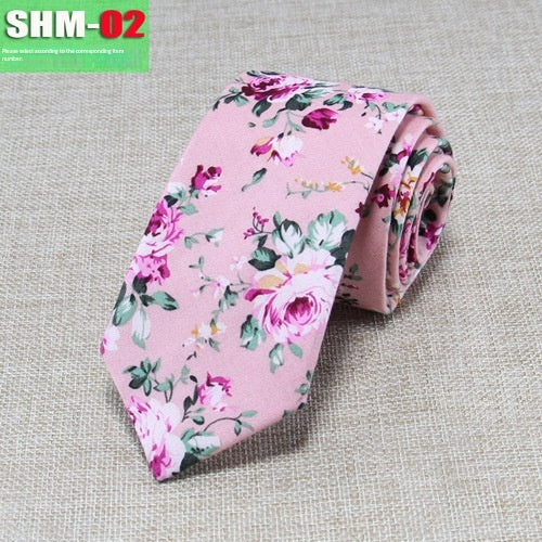 Narrow Casual Patterned Tie pour les hommes