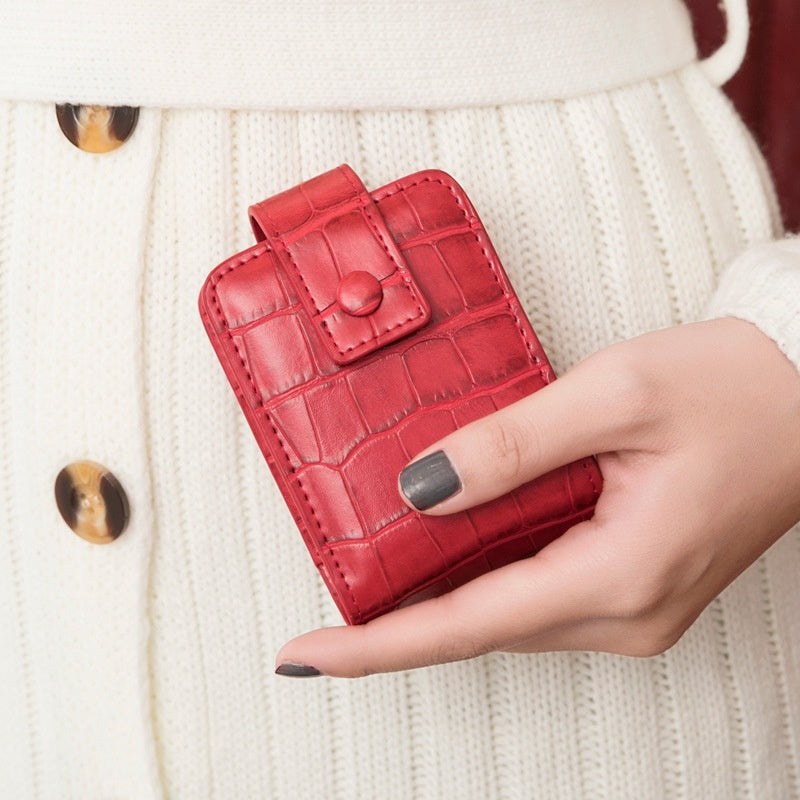 Sac de maquillage portable sur la route élégant pour le design féminin avec un miroir intégré