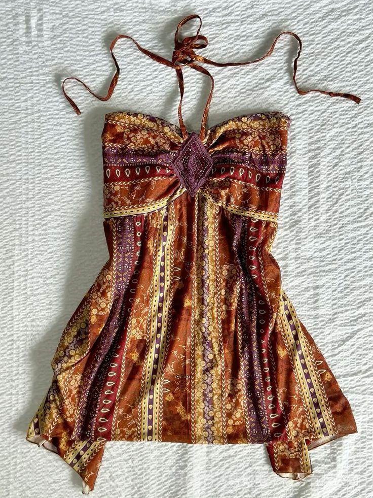 Style vacances Bohemian Imprimé Halter Tube Étanche Camisole à plat Top