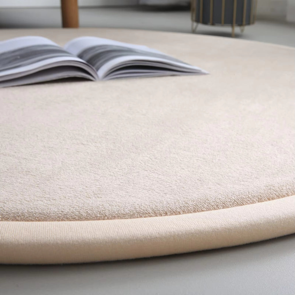 Tapis rond éponge épaissé