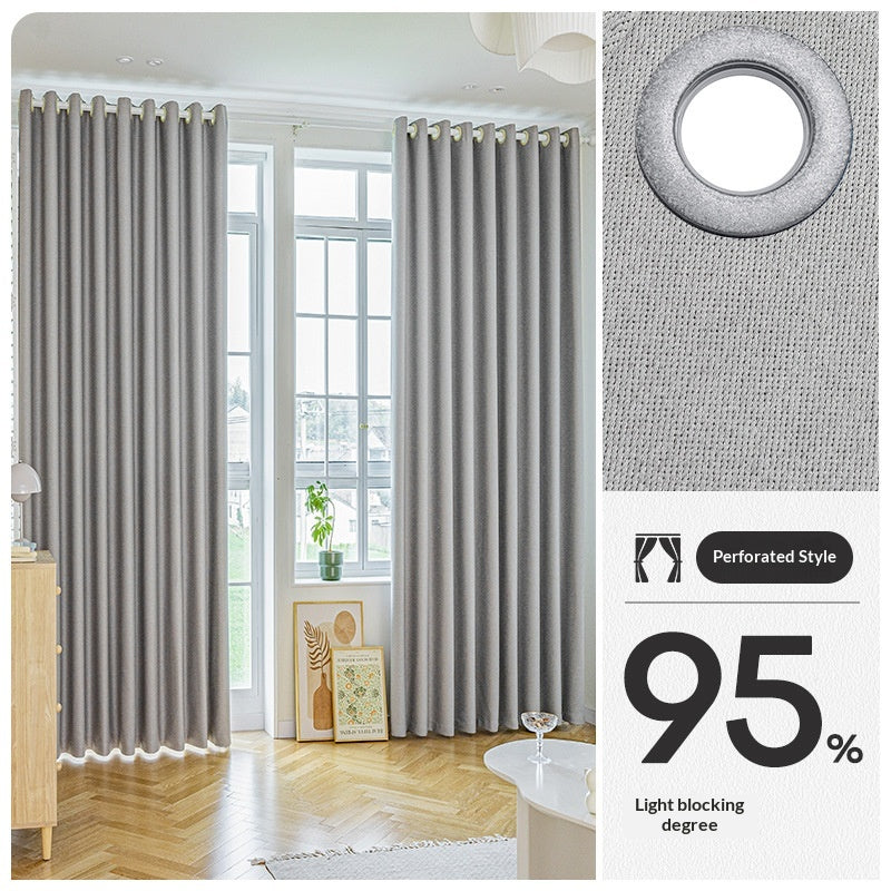 Installation sans percement haute précision noir sans rideau avec tige
