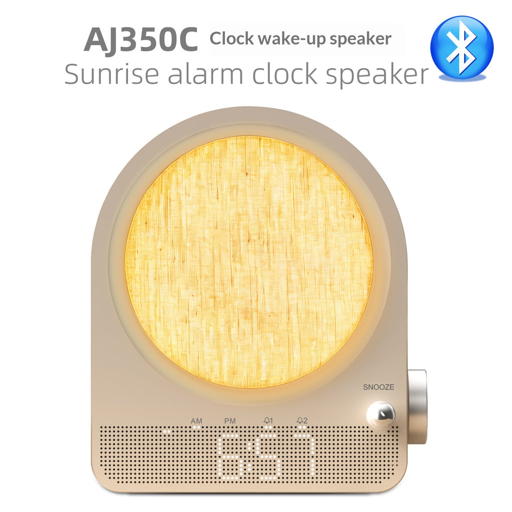 Son naturel blanc bruit Bluetooth haut-parleur réveil