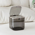 Corbeille de bureau transparente peut Light-Luxury Car Panier de papier