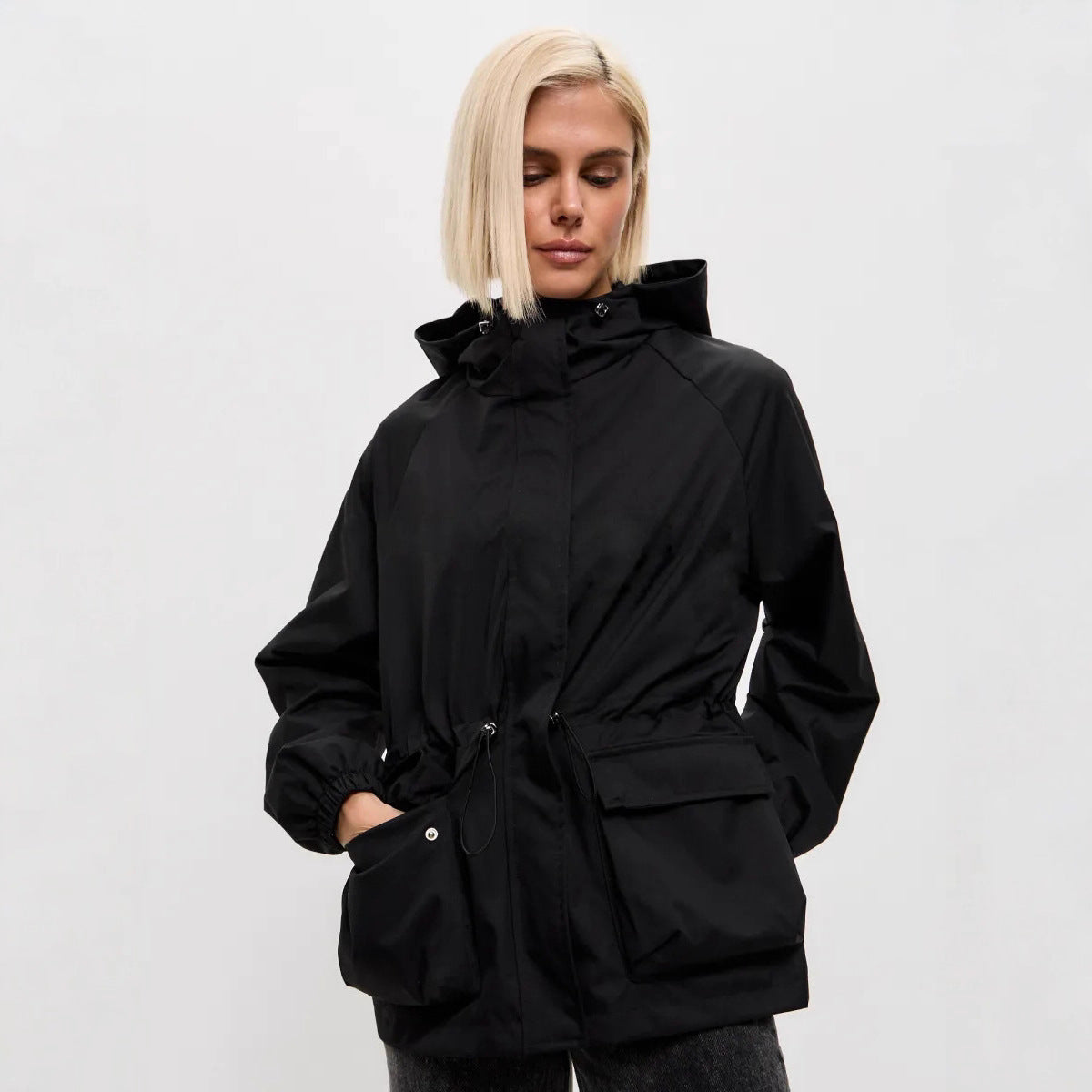 Veste de mode européenne et américaine casual pour femme à manches longues