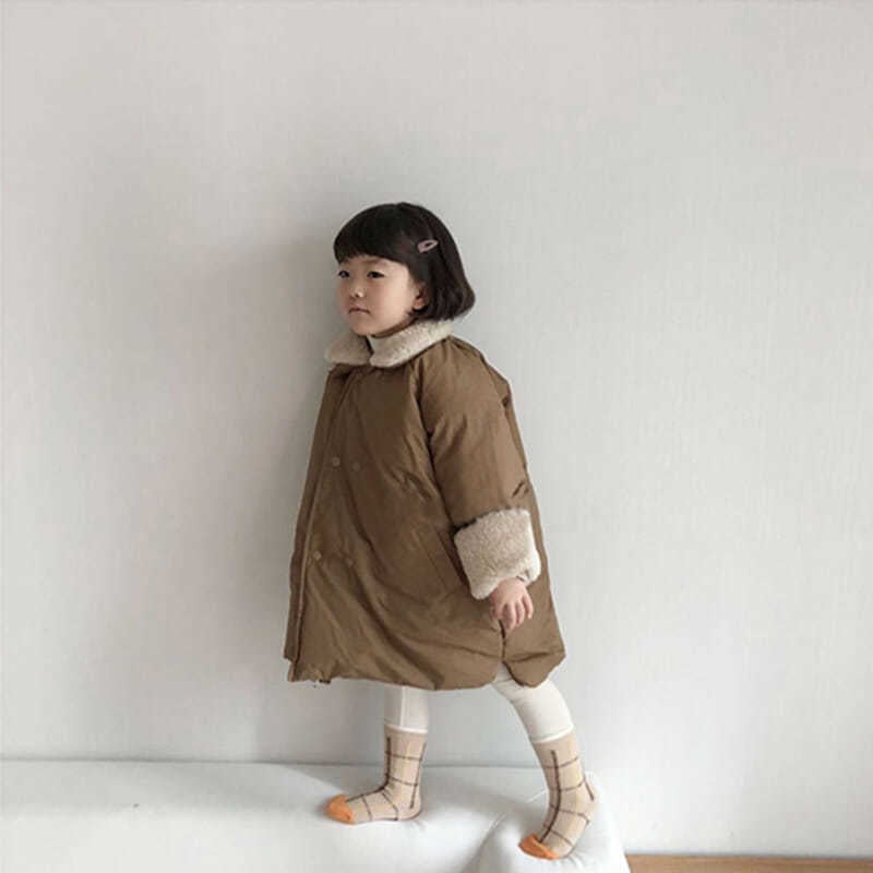 Manteau de coton épais pour enfants d'hiver