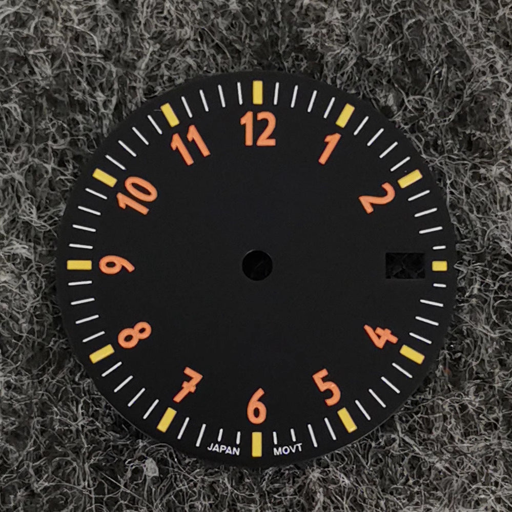 Cadran Accessoires Vert Lumineux Unique ou Sans Date Cadran Visage