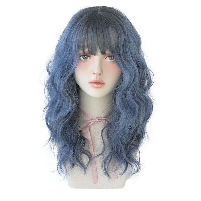 L'Europe et l'Amérique Air Bangs Water Ripple Curls